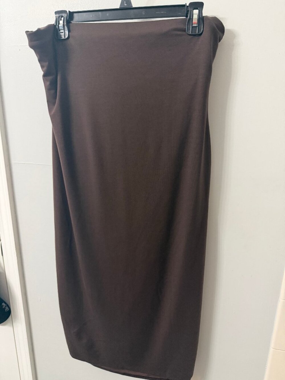 Reformation Etta Knit Dress Brown - Size XL